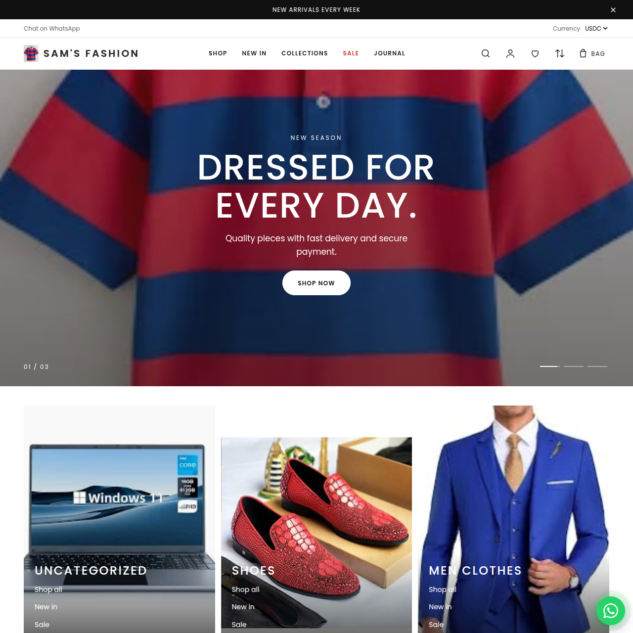Avenue theme preview