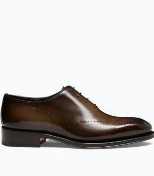 Santoni leather shoe